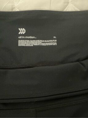 all in motion Black High-Waist Active Leggings XL